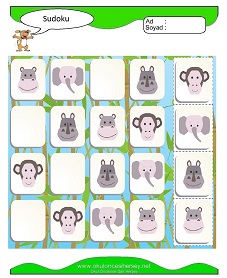 Sudoku Çocuk Bulmacaları